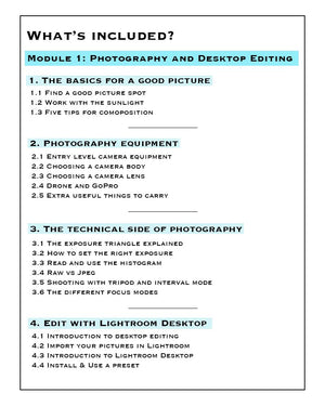 Module 1 - Photography and Desktop Editing